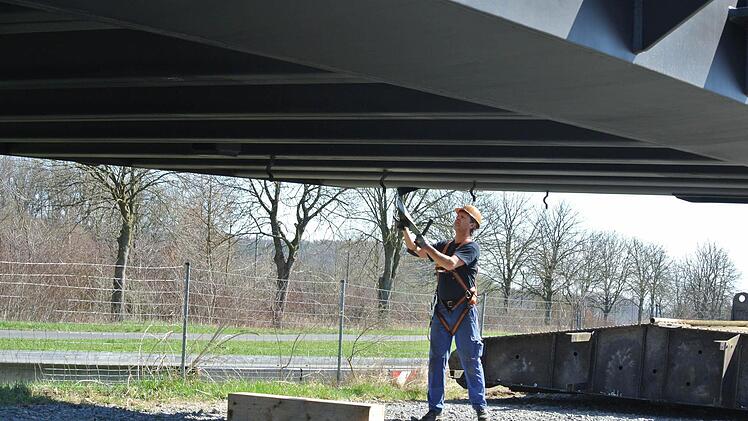 Das Ding darf jetzt nicht runterkommen.