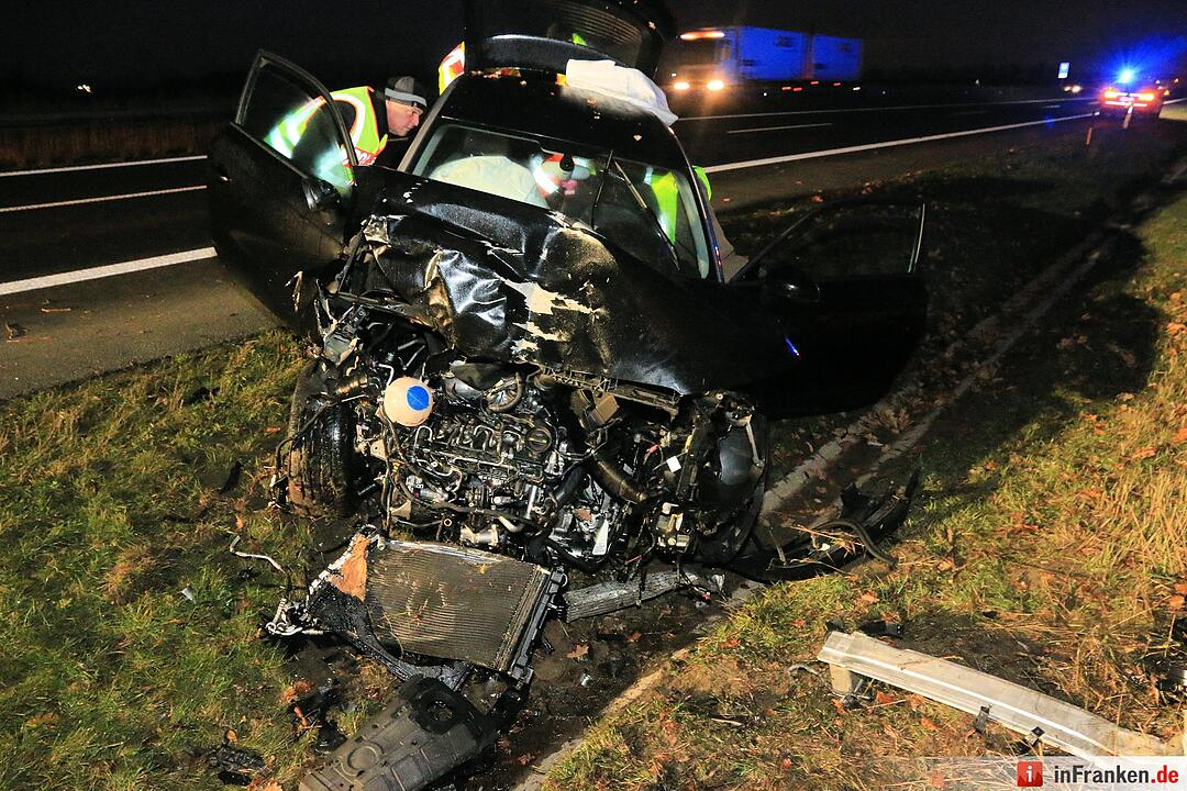 Tödlicher Unfall auf der A73 bei Eggolsheim