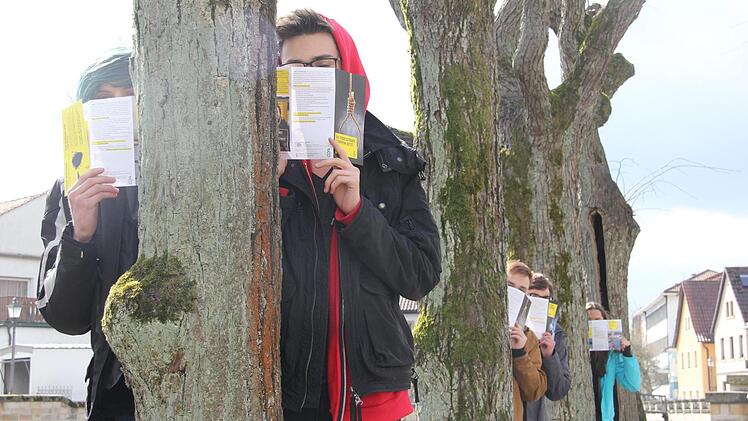 Die Schüler wollen aktuell nicht erkannt werden. Schließlich wollen sie bei ihrer "Aufführung" nicht erkannt werden. Foto: Marco Meißner