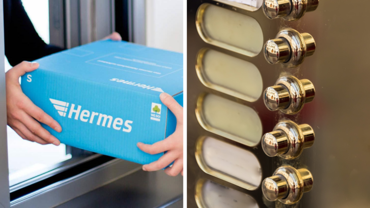 Hermes: Anwohner schreibt wütenden Zettel