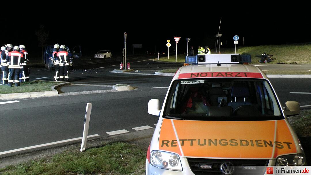 Pkw uebersieht 17 jaehrigen Motorrad bei Bad Koenigshofen