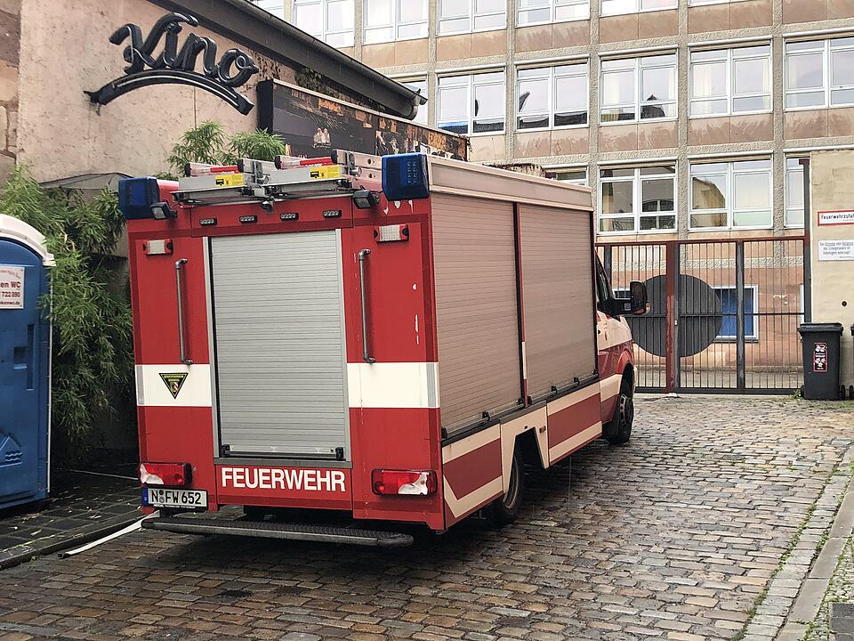 Unwetter fordert Einsatzkräfte in Nürnberg