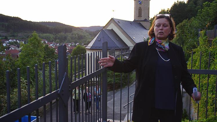 Ortstermin zur Stadtsanierung in Wallenfels. Foto: Marco Meißner