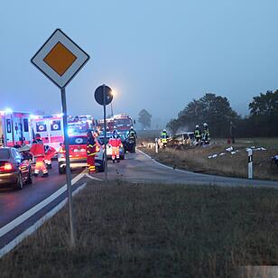 Tödlicher Unfall auf der B13