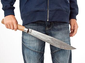 Drohung mit Machete in Erlangen