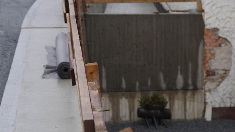 Bauarbeiten in Steinberg. Foto: Marco Meißner