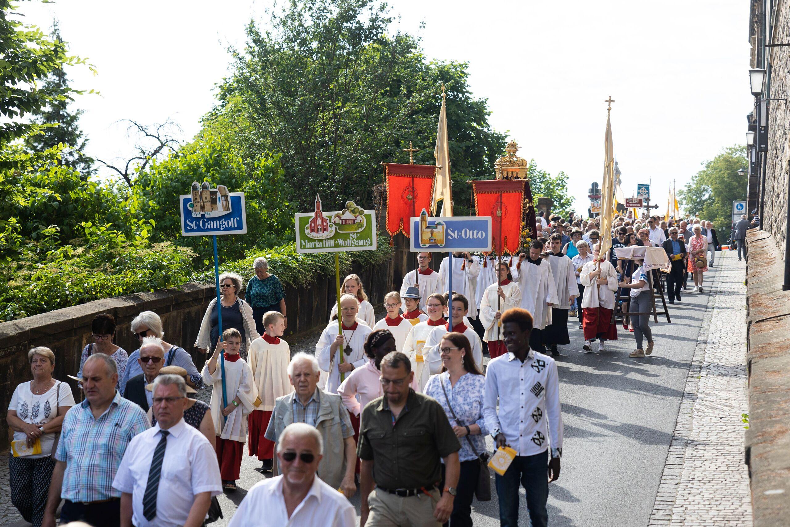 Bamberg Fronleichnamsprozession am Donnerstag Infos zu Aufstellung