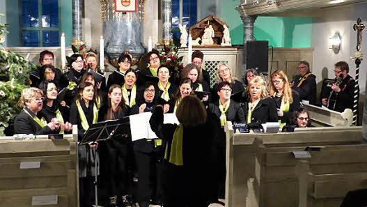 Heuer erklang beim Konzert erstmals ein Gospeloratorium. Foto: privat