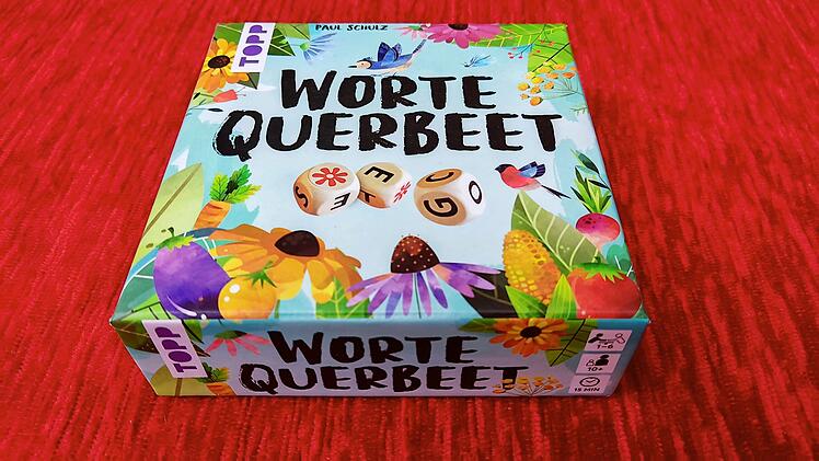 Worte Querbeet im Test - Würfelspiel mit Buchstaben und Gärtnerthema