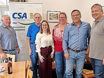 Engagiertes Vorstandsteam: die CSA Haßberge.