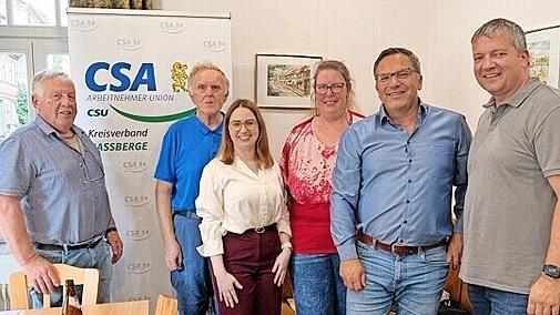 Engagiertes Vorstandsteam: die CSA Haßberge.