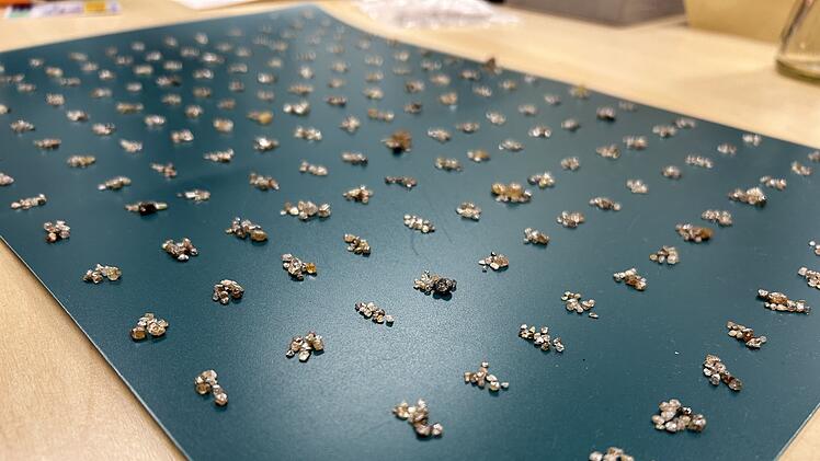 Sichergestellte Edelsteine