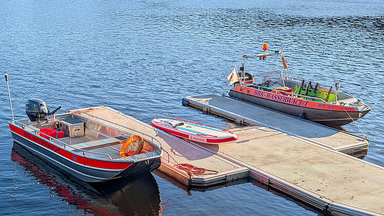 Alarmbereitschaft am Fichtelsee: Wasserwacht sichert "Naturraum Open Air" ab