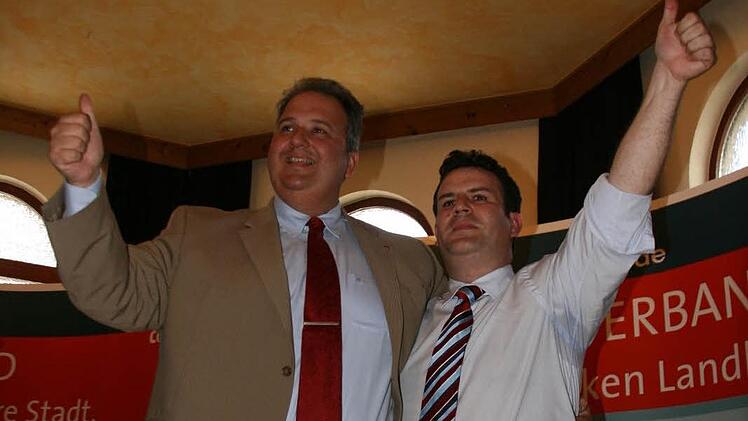 Mit dem damaligen Generalsekretär Hubertus Heil im Wahlkampf 2009.