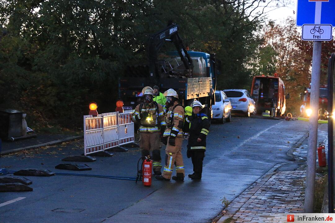 Gasleck: Sperrungen und Verkehrschaos in Bamberg