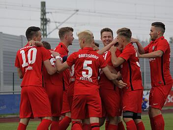 Ein gewohntes Bild in der Hinrunde der Kreisklasse 2 ER/PEG: 60 Mal - mehr als jedes andere Team - durfte der Baiersdorfer SV II über einen eigenen Treffer jubeln.  Foto: anpfiff.info