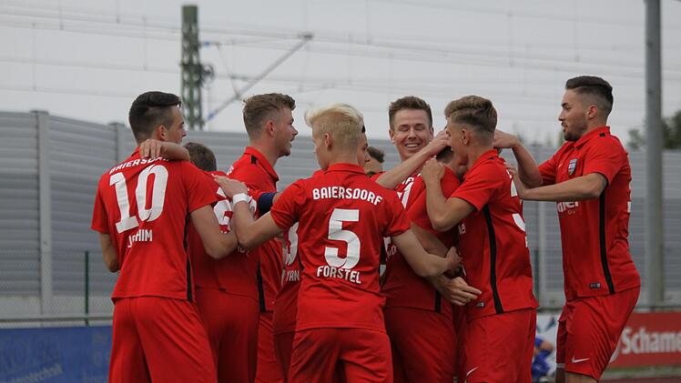 Ein gewohntes Bild in der Hinrunde der Kreisklasse 2 ER/PEG: 60 Mal - mehr als jedes andere Team - durfte der Baiersdorfer SV II über einen eigenen Treffer jubeln.  Foto: anpfiff.info