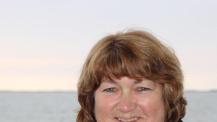 Heike Hinrichsen, Bürgermeisterin von Langeneß und Oland, bezeichnet ihre Halligen als "schönste Flecken der Erde"Fuchs.