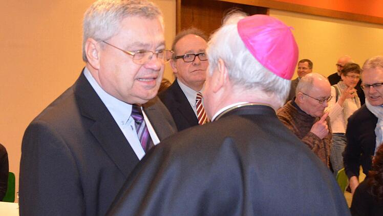 Besuch des Bischofs in Bad Kissingen. Foto: Peter Rauch