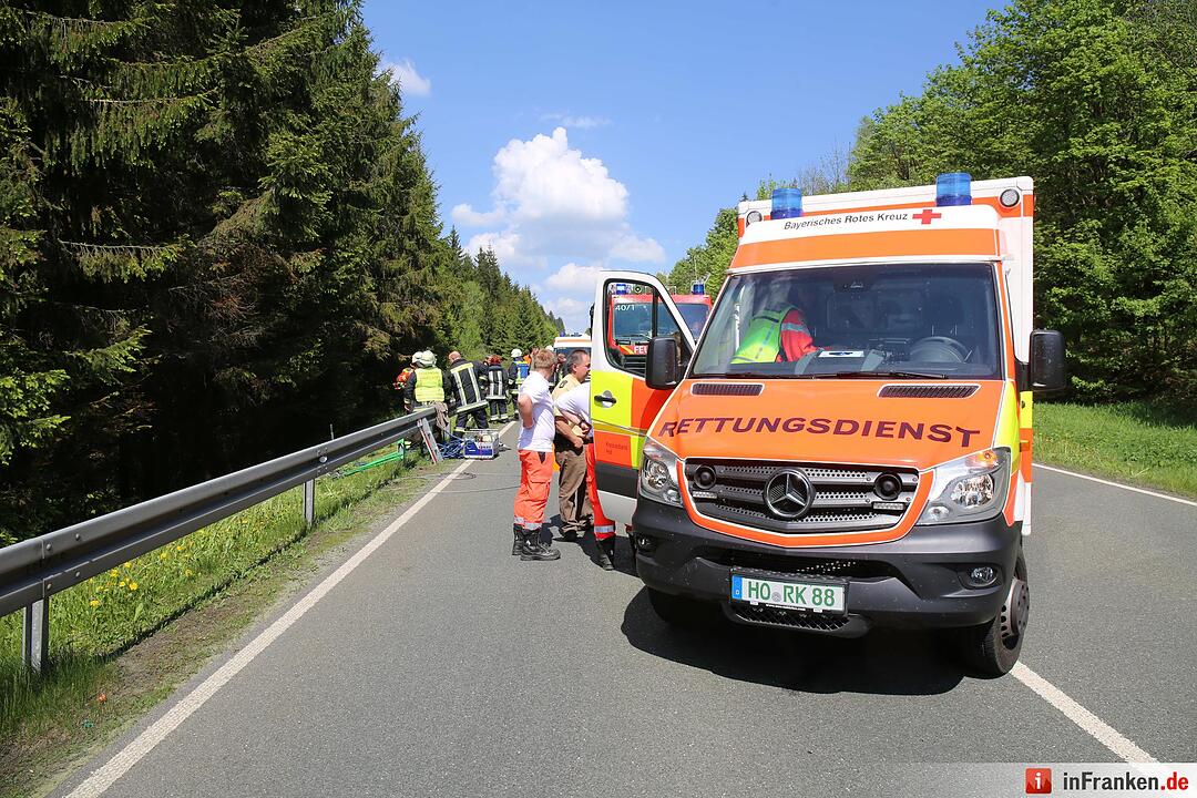 Rentnerin kracht bei Schwarzenbach in Wald – eingeklemmt und schwer verletzt