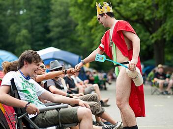 Schönes Zeitplatzleben bei Rock im Park. Foto: Tobias Köpplinger
