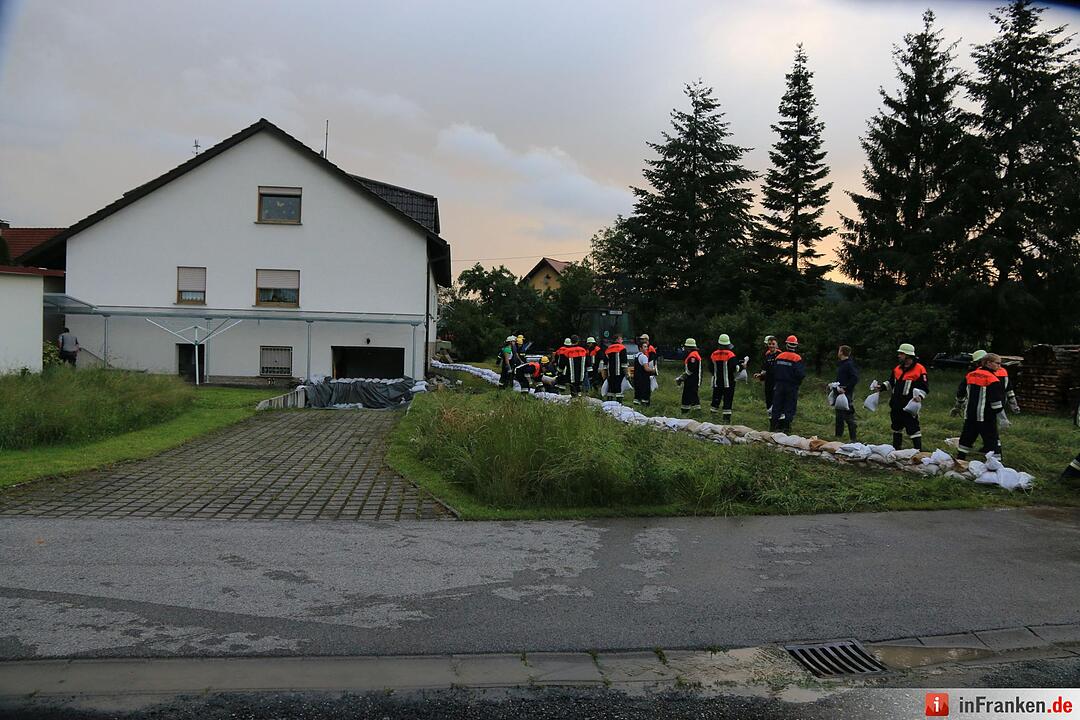 Hochwasser in Rauhenebrach