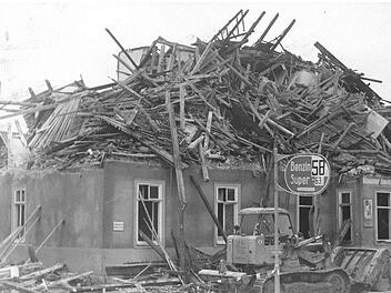 Ehemalige Tankstelle im Kanonenweg in CoburgFoto: CT-Archiv/ heki-Bild