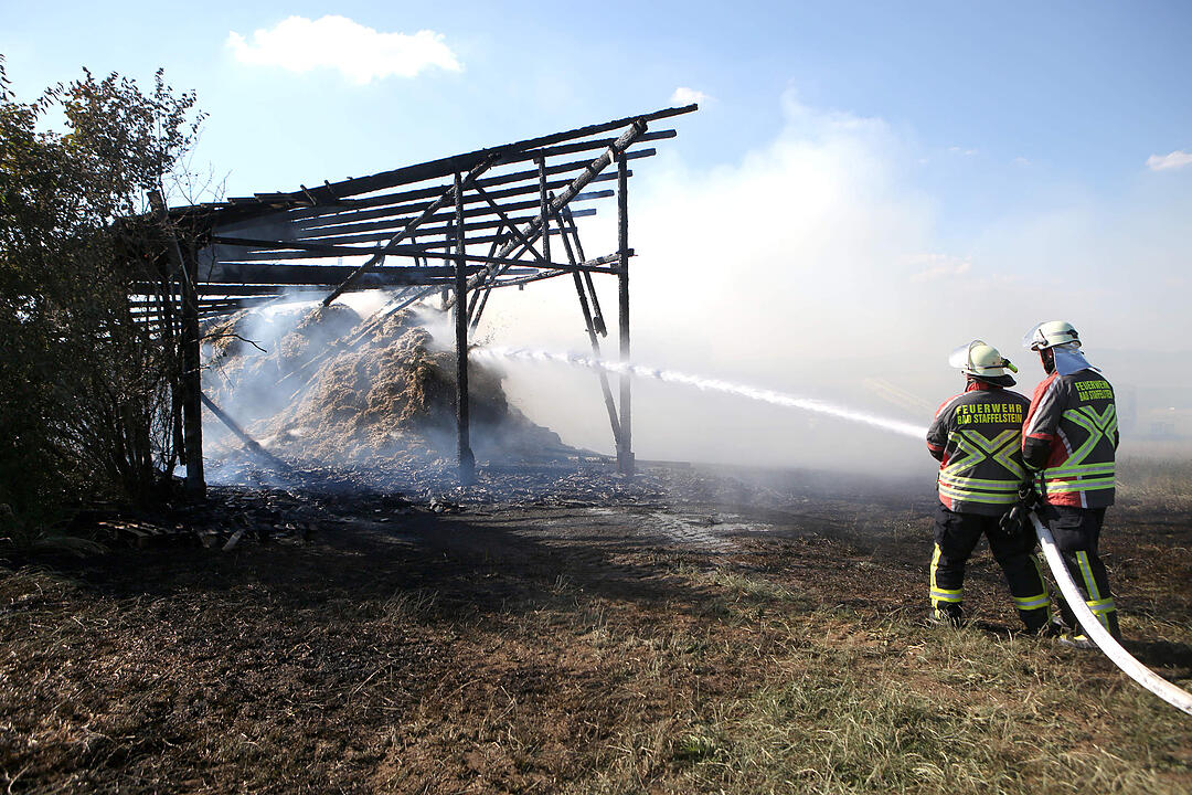 Scheune im Kreis Lichtenfels brennt komplett nieder
