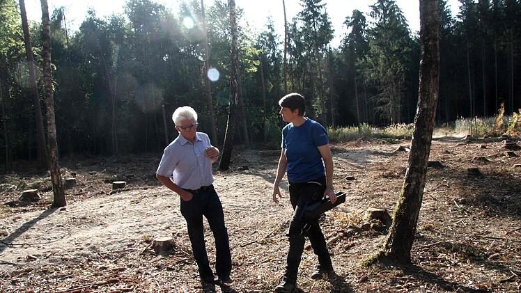 Bürgermeister Klaus Hacker mit Heike GrumannRichard Sänger