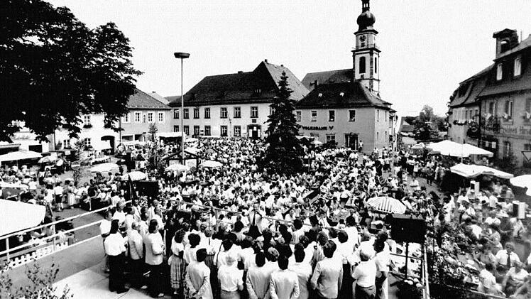 Beim Stadtfest in Stadtsteinach war früher "der Teufel" los: Hansi Hümmer macht sich für eine Neuauflage stark. Foto: Archiv/Sonja Adam