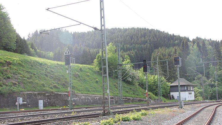 Impressionen vom Bahnhof Ludwigsstadt. Foto: Andreas Schmitt