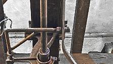 Einblick in die Technik in der Eichenmühle.
