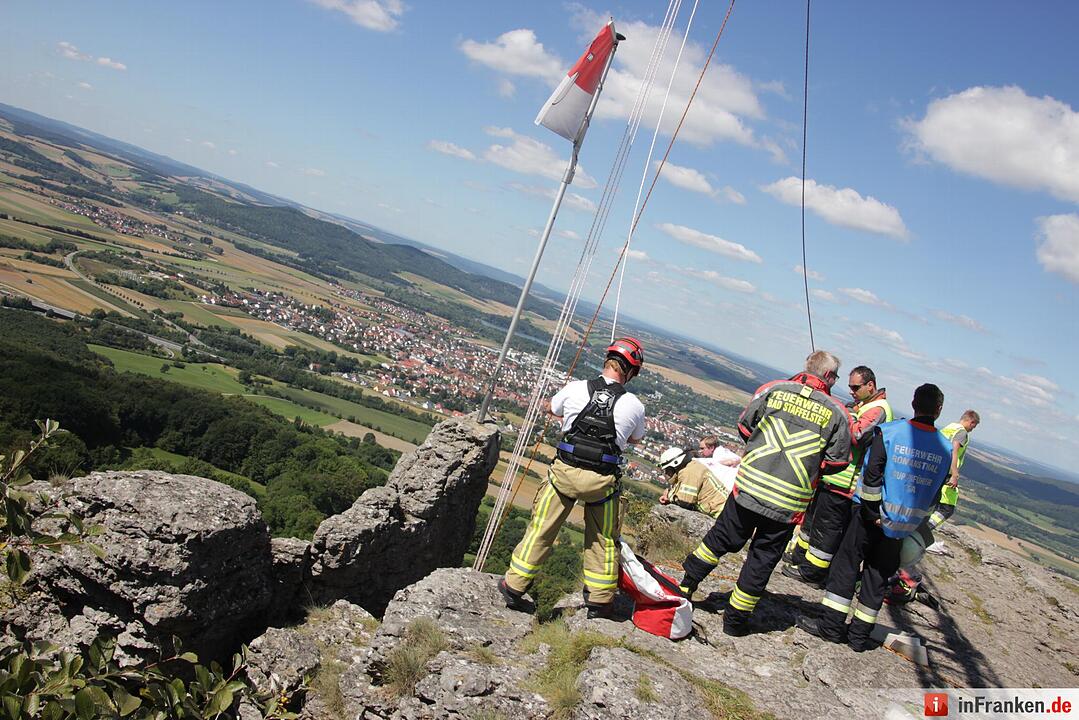Mann stürzt vom Staffelberg und verletzt sich schwer
