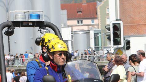 Der Motorrad-Korso zur Sternfahrt 2018. Foto: Barbara Herbst
