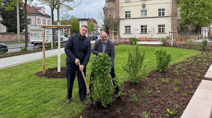 N&uuml;rnberg: Neuer Pocket Park in St. Johannis er&ouml;ffnet