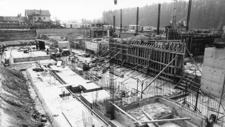 Auf der Großbaustelle