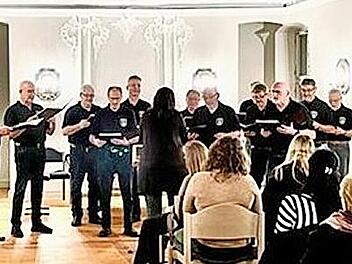 Die Männerchöre zeigten ihr ganzes Können.