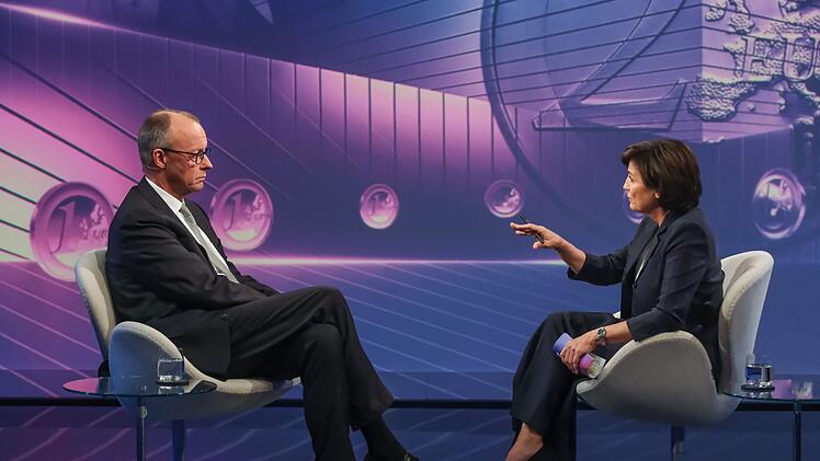"Deutschland wird nicht Kriegspartei werden", stellt Friedrich Merz im Gespräch mit Sandra Maischberger klar.