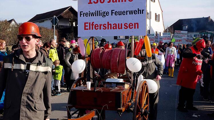 Historische Feuerwehr Elfershausen. Foto: Gerd Schaar