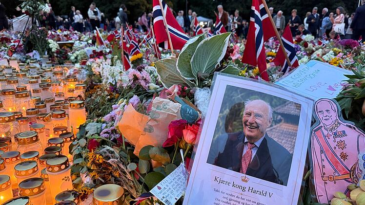 Nach dem Tod von K&ouml;nig Harald