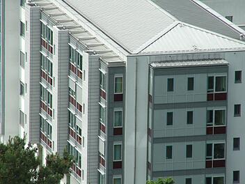Blick auf die Helios-Klinik in Bad Kissingen.  Foto: Archiv Isolde Krapf