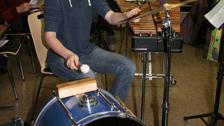 Jacob Ditsche muss als Schlagzeuger perfekte Einsätze liefern.
