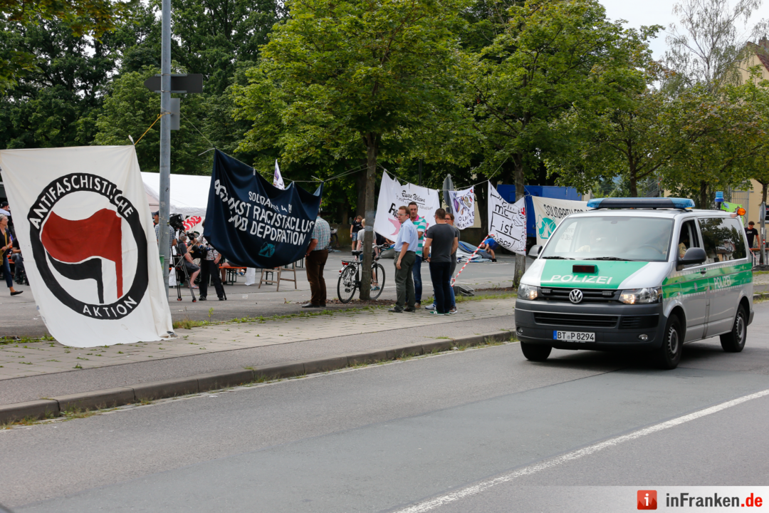 Kundgebung vor ARE in Bamberg II