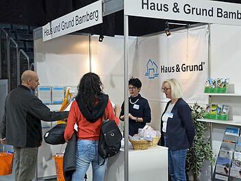 Auch der bamberger Verein Haus und Grund stellte sich und seine Arbeit vor. Foto: Andrea Spörlein