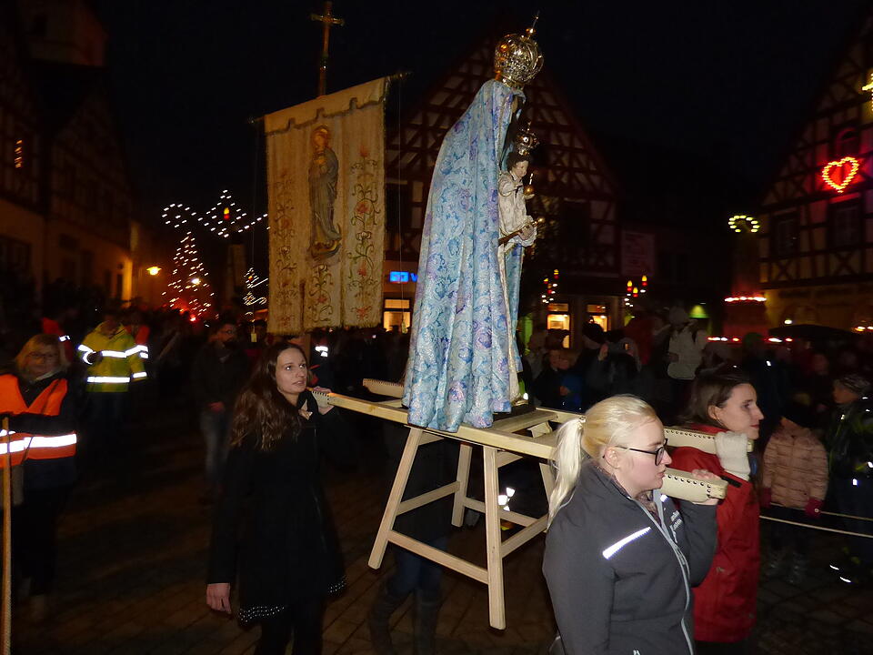 Lichterprozession in Pottenstein 2019