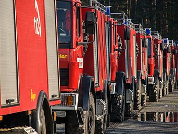Großeinsatz der Feuerwehr auf der A7