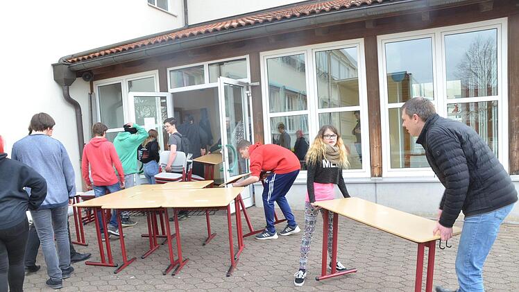 Fertig zum Verladen.