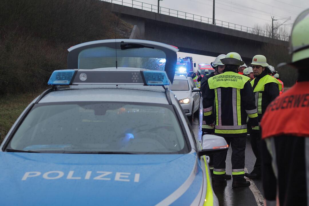 Schwerer Verkehrsunfall in Karlstadt