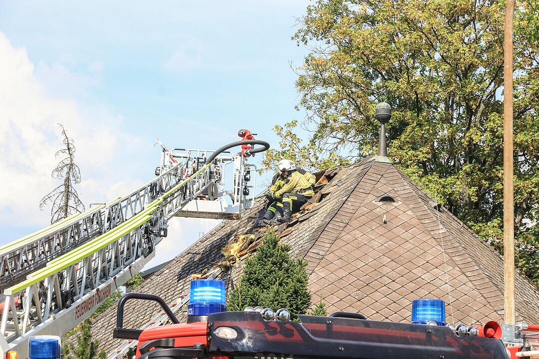 Dachstuhlbrand in Forchheim: Bunsenbrenner vermutlich der Grund