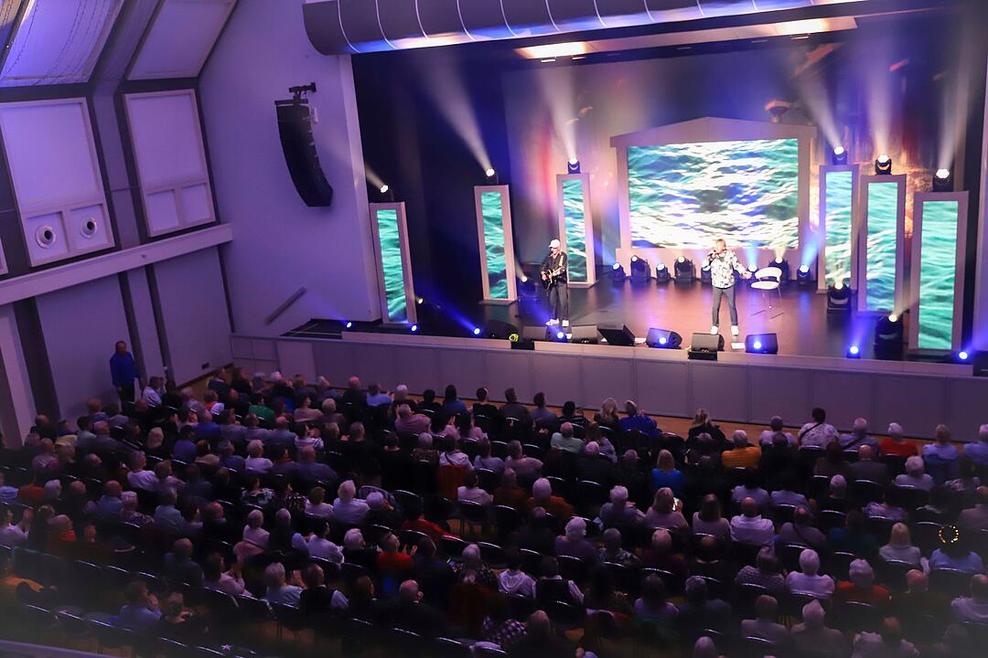 Das erfolgreichste Schlager-Duo Europas war in Kulmbach zu Gast.